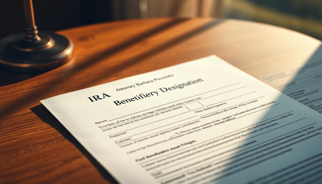 IRA Beneficiary Designation Example